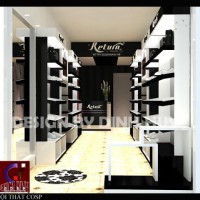 Thiết kế cửa hàng giày da nam Return